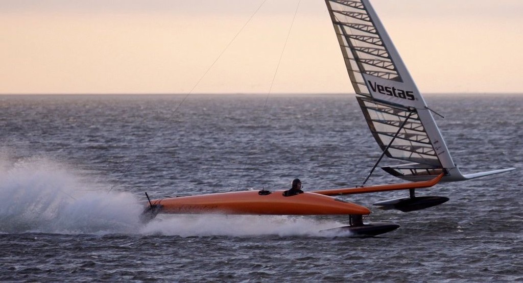 Vestas Sailrocket 2 returns to Namibia this month © Paul Larsen